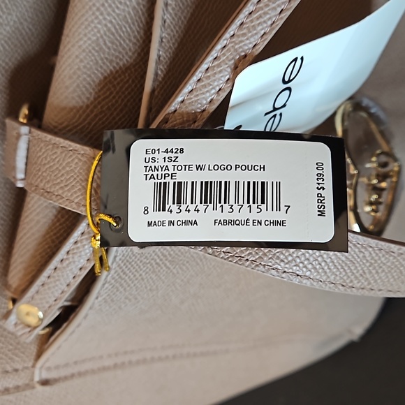 bebe tote with crossbody included - Picture 10 of 14